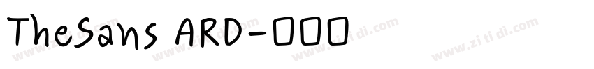 TheSans ARD字体转换
